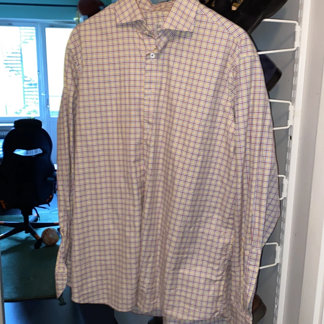 Rutig skjorta från Stenströms, strl 44