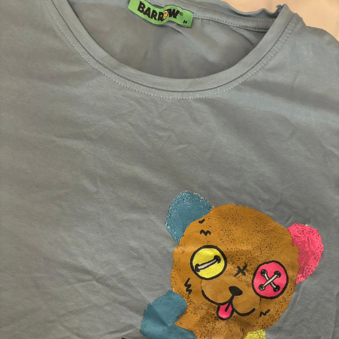 Blå t-shirt från Barrow med nalletryck - 1