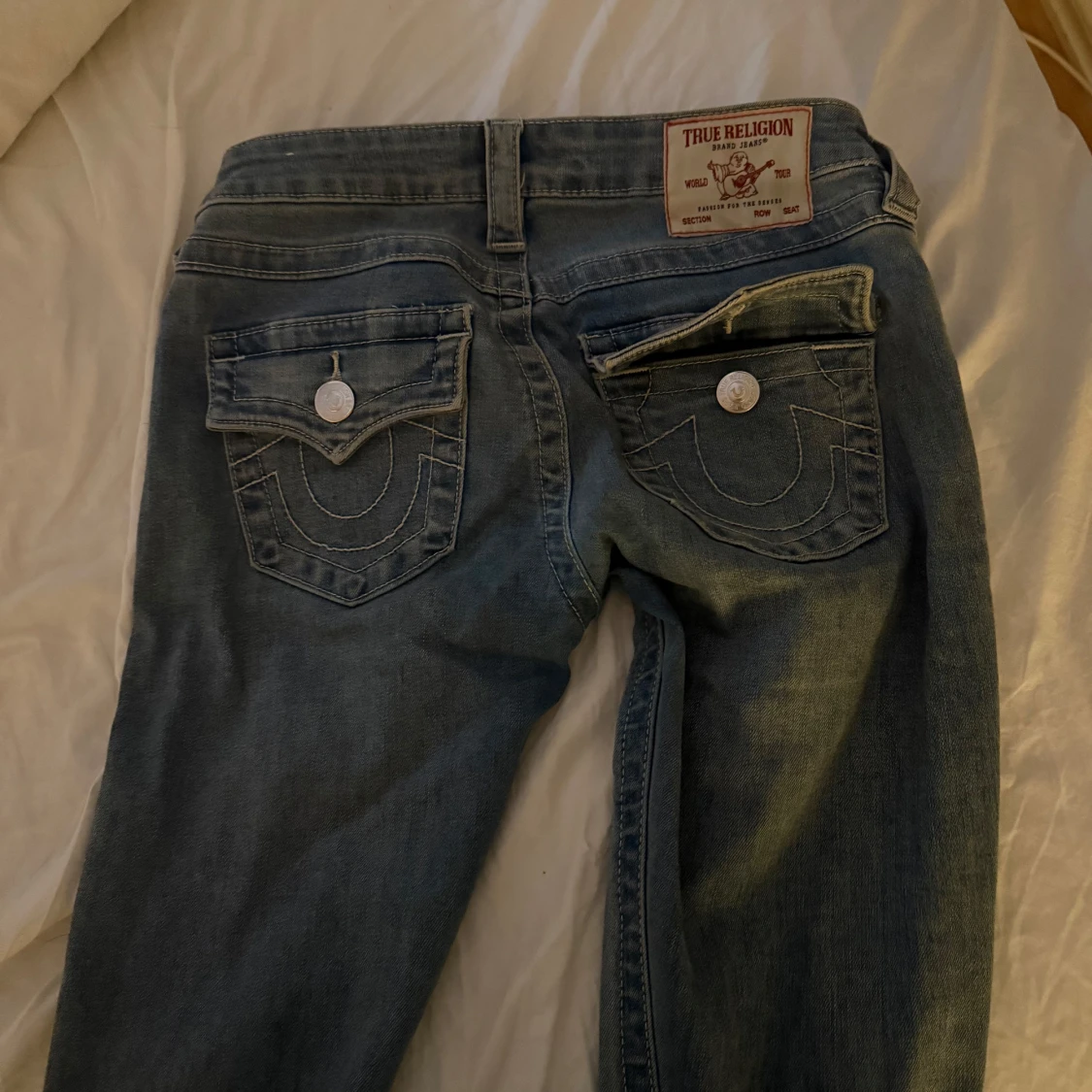 True Religion Joey Low Rise Flare Jeans - 1