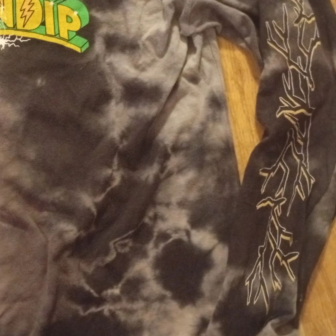 Ripndip tie dye långärmad tröja S - 2