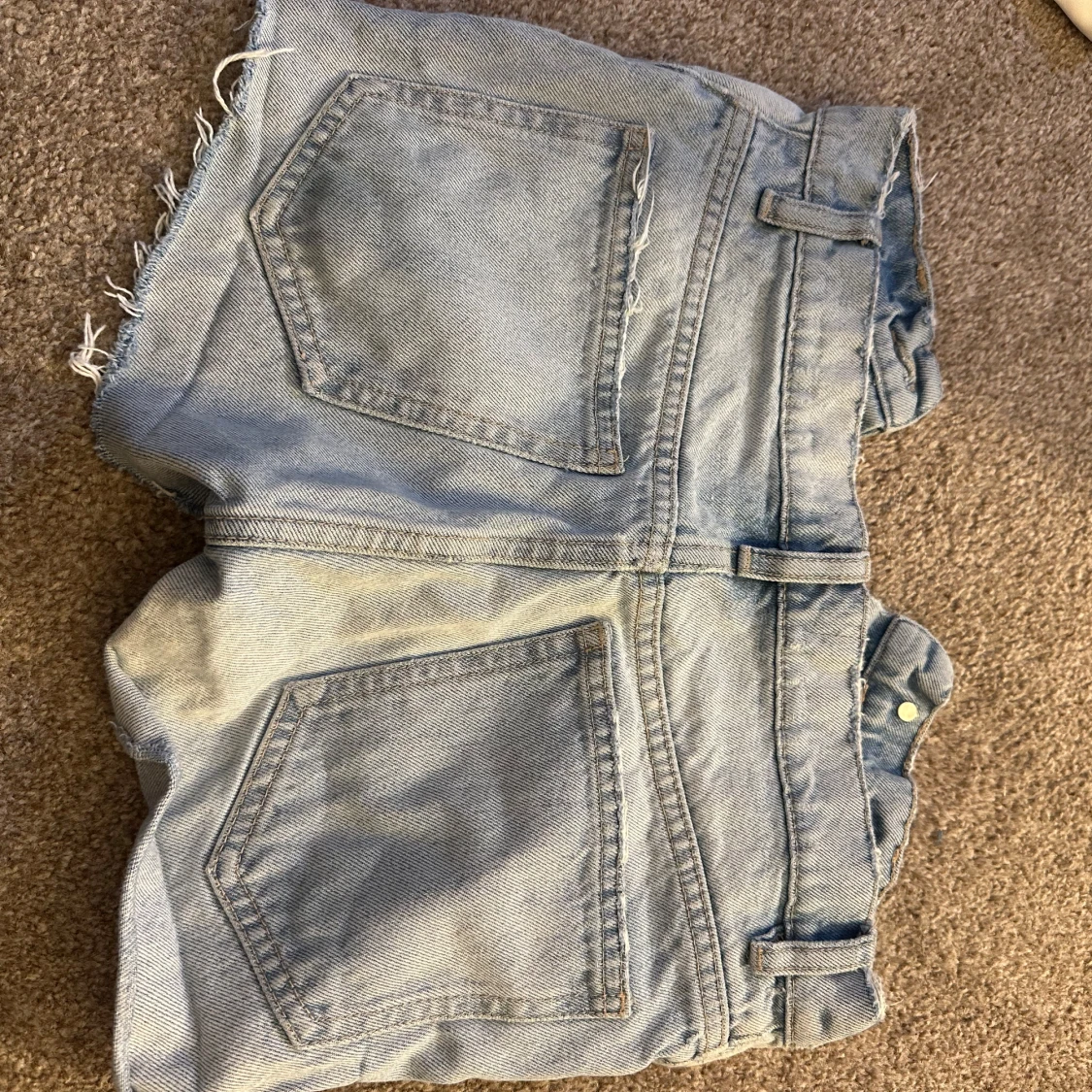 Ljusblå jeansshorts från Zara - 1