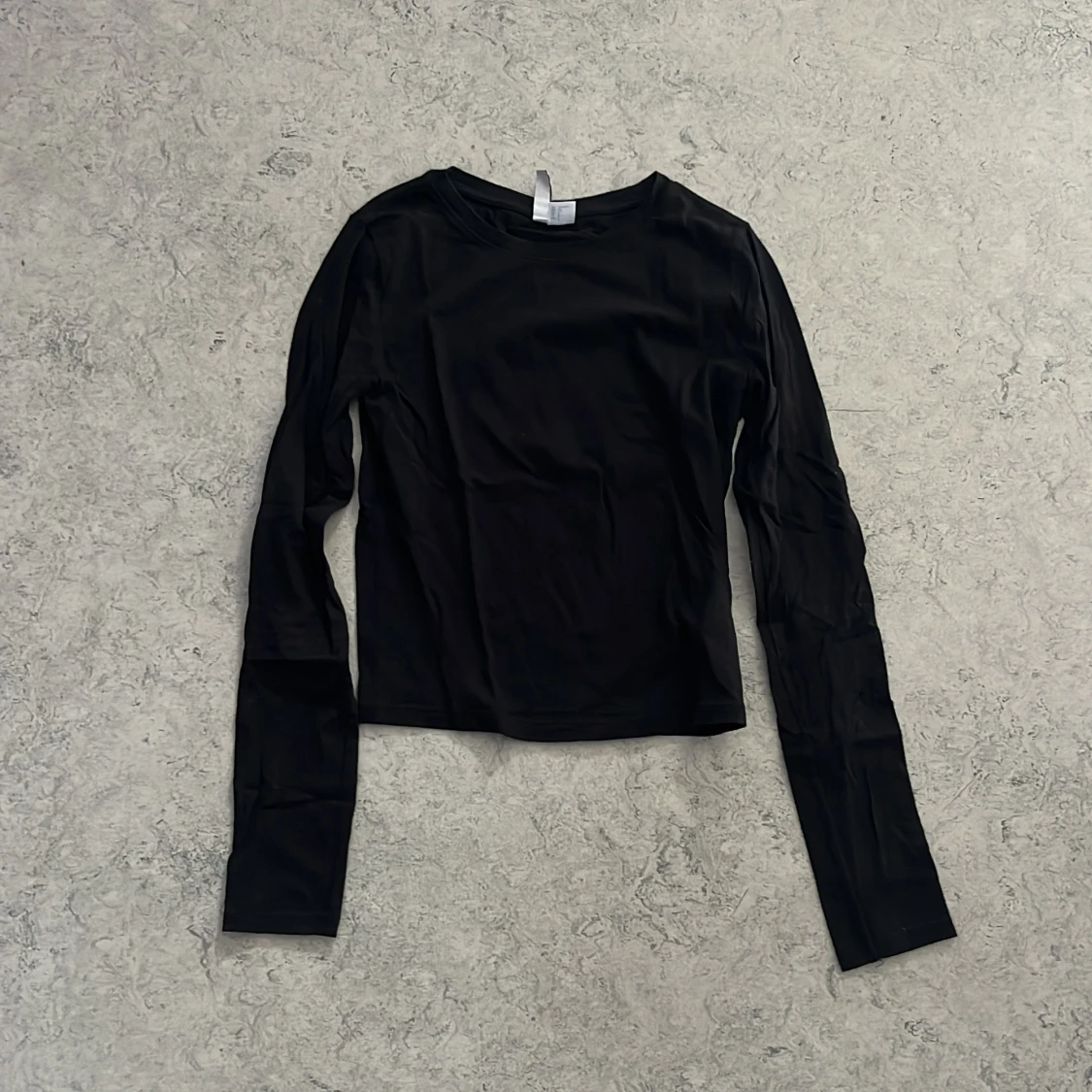 Svart långärmad topp från H&M Divided