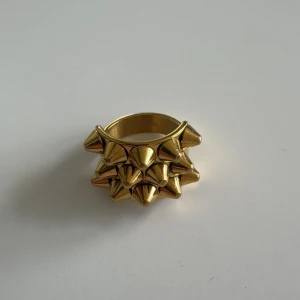 Guldig edbladring  - Säljer min edbladring då jag inte längre använder den. Den är i storlek 16.00🤍