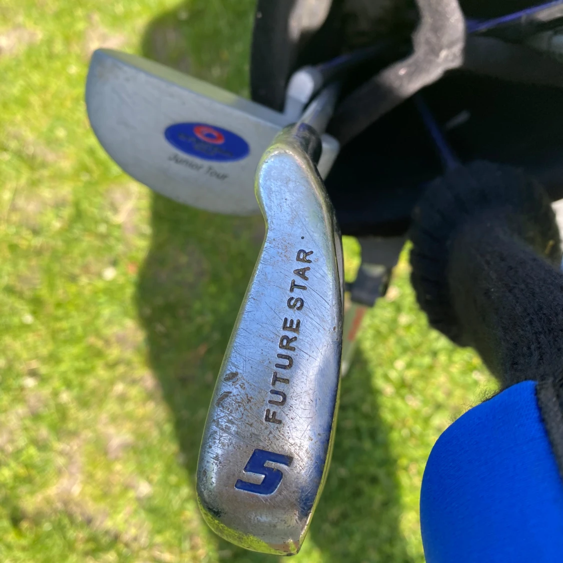 Blå golfbag Dynatour Junior Tour - 4