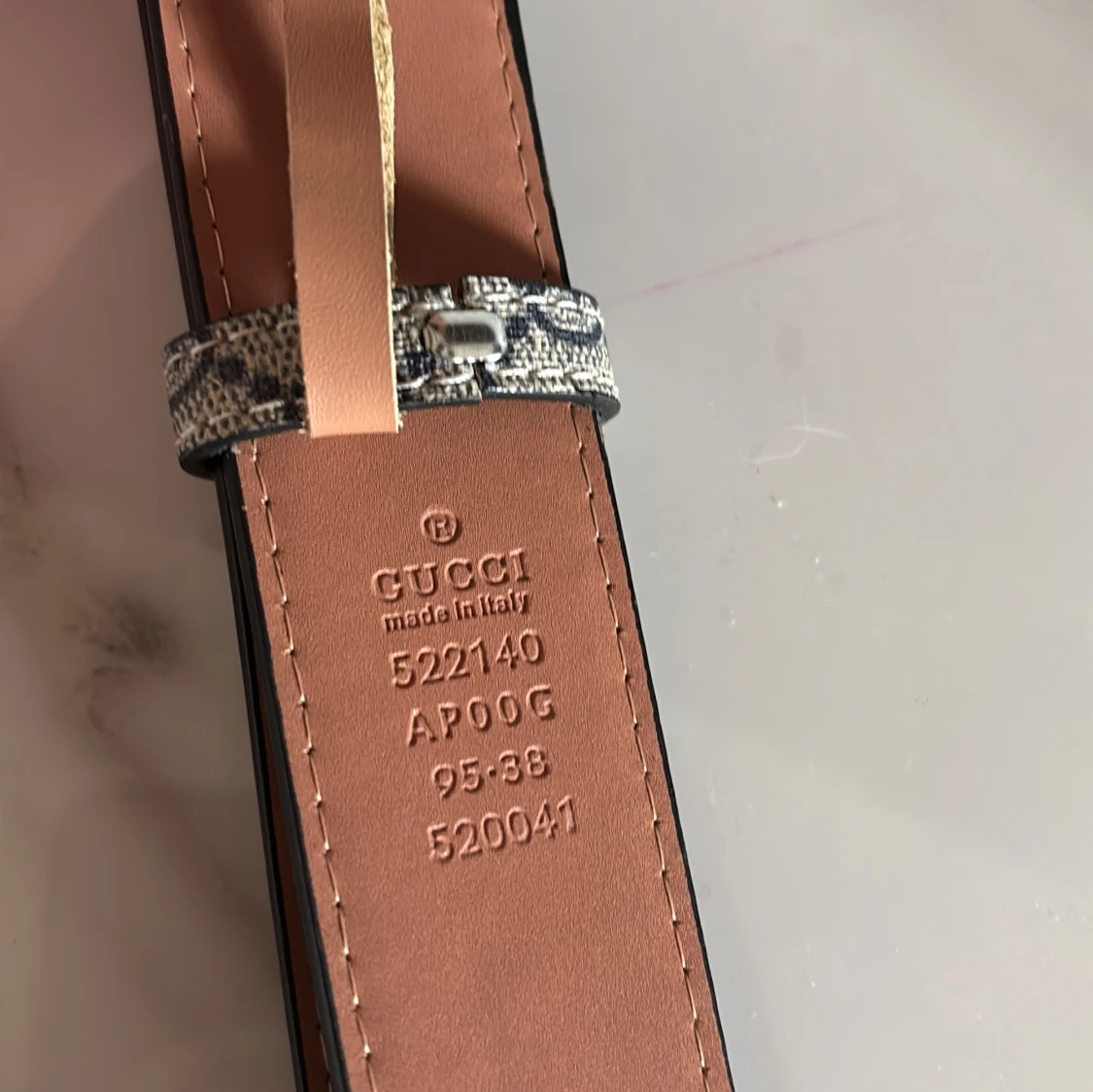 Beige Gucci bälte - 1