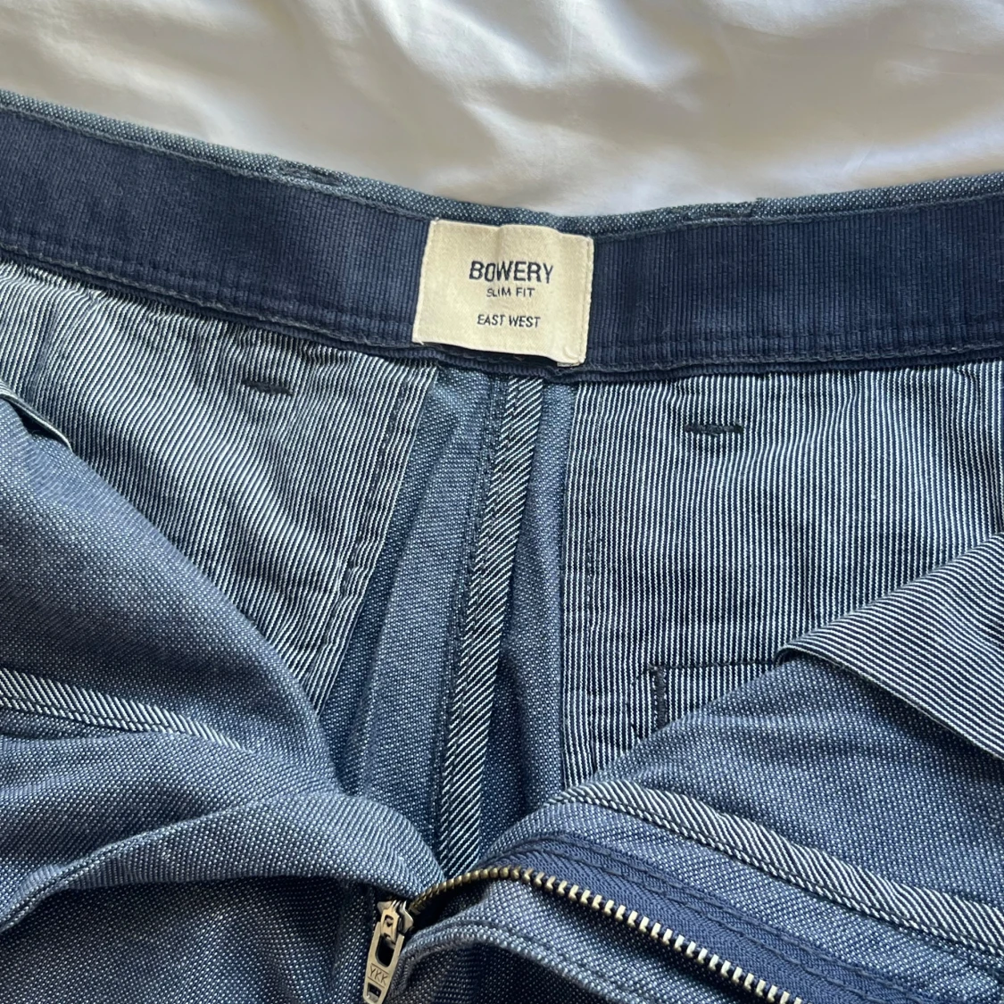 Gråblå shorts från Bowery East West - 3