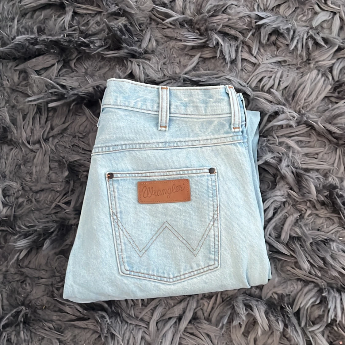 Ljusblå jeans från Wrangler