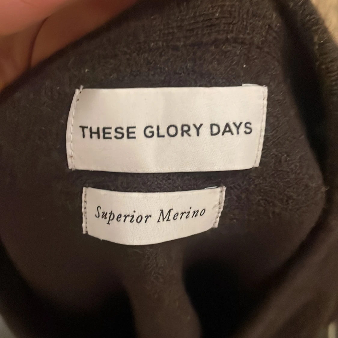 Brun merinoulltröja från These Glory Days - 2