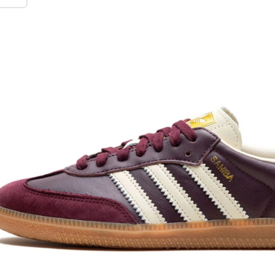 Adidas Samba vinröda sneakers