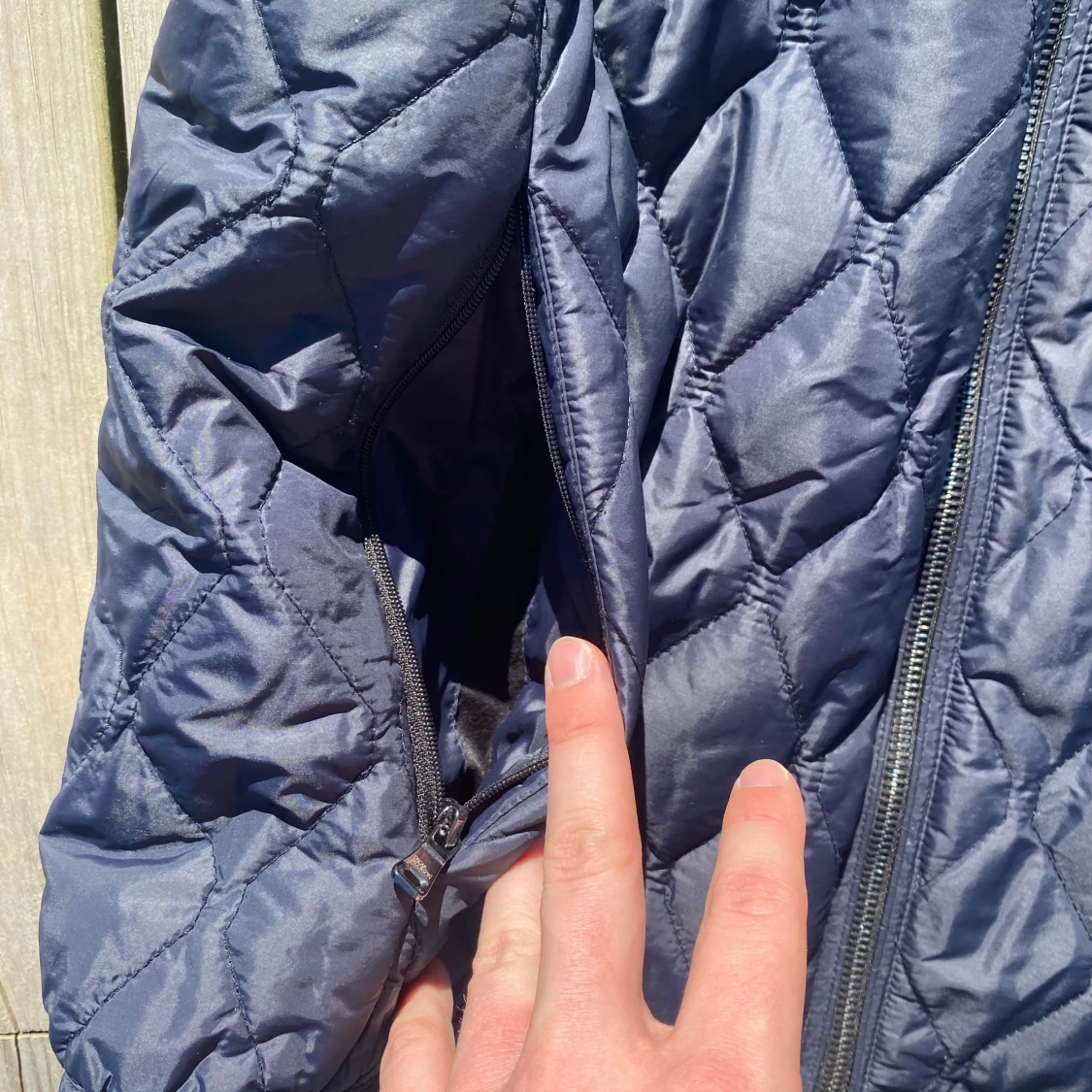 Mörkblå quiltad väst från Oscar Jacobson - 2