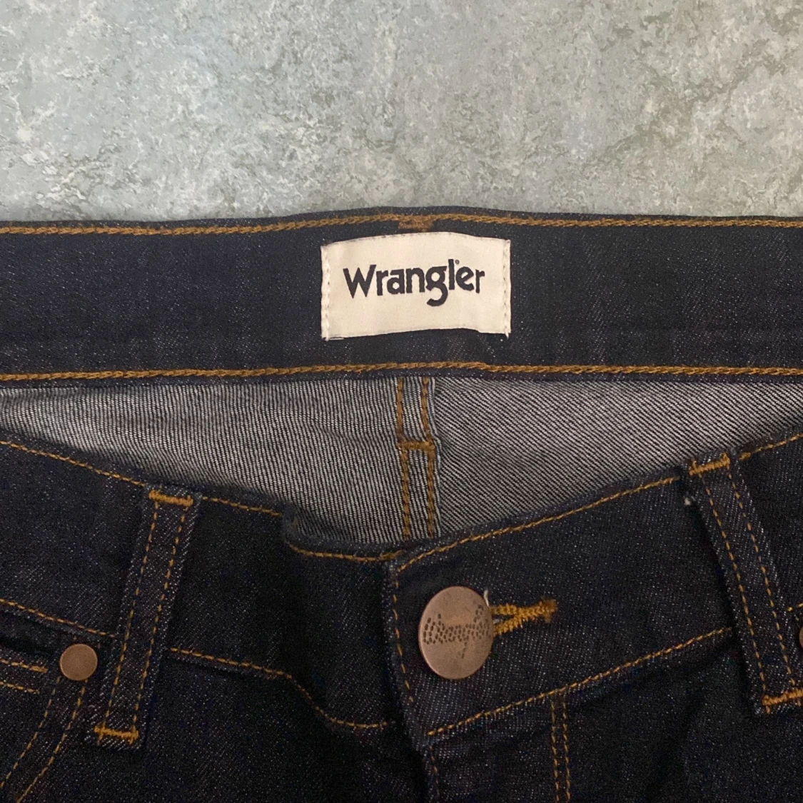 Mörkblå jeans från Wrangler - 3