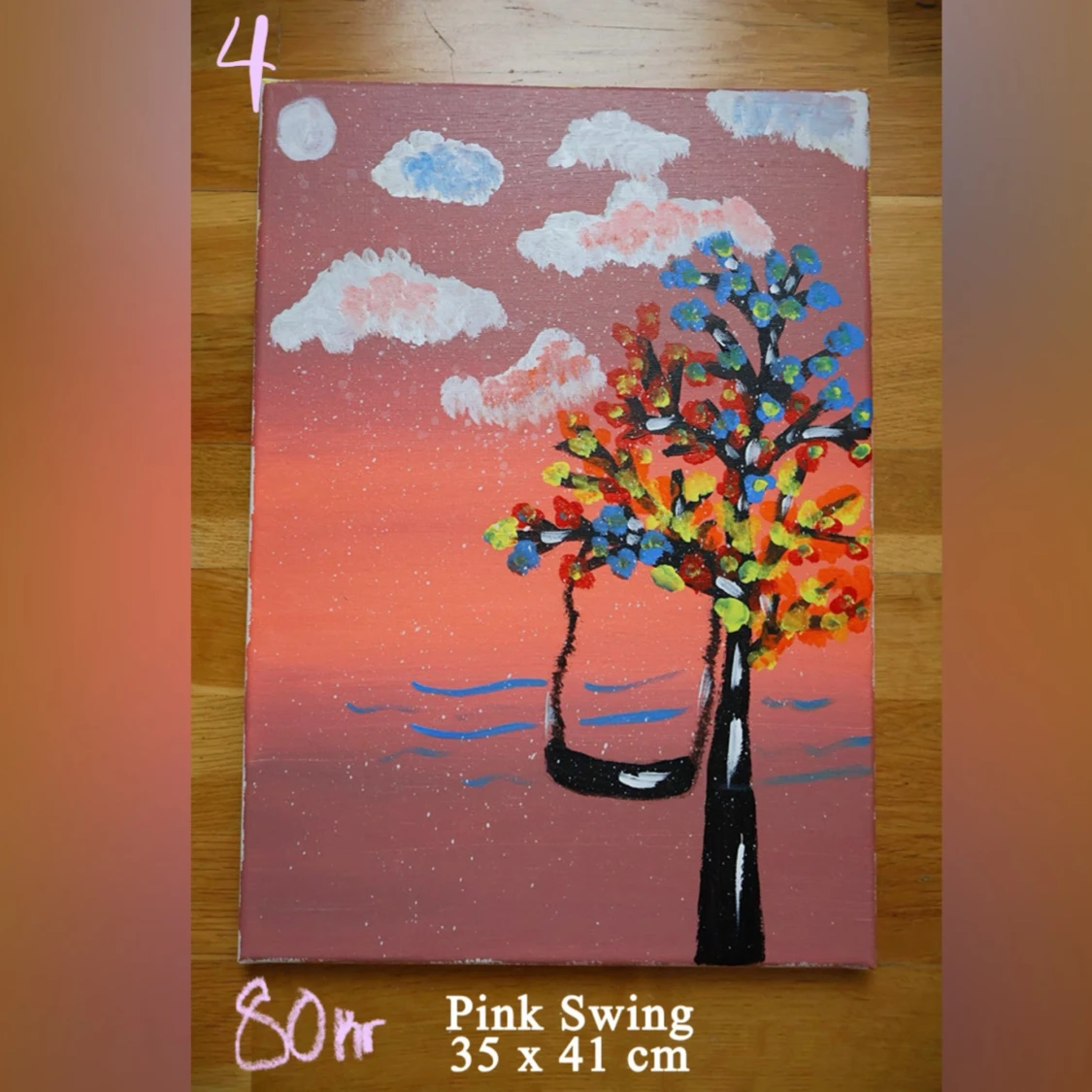 Tavlor/målning/paintings abstrakt (300kr för alla) - 2