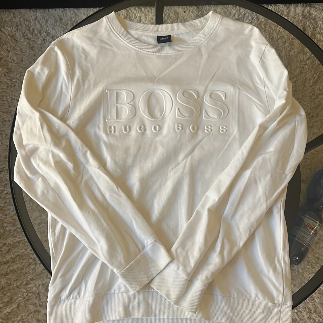 Vit långärmad tröja från Hugo Boss - 1