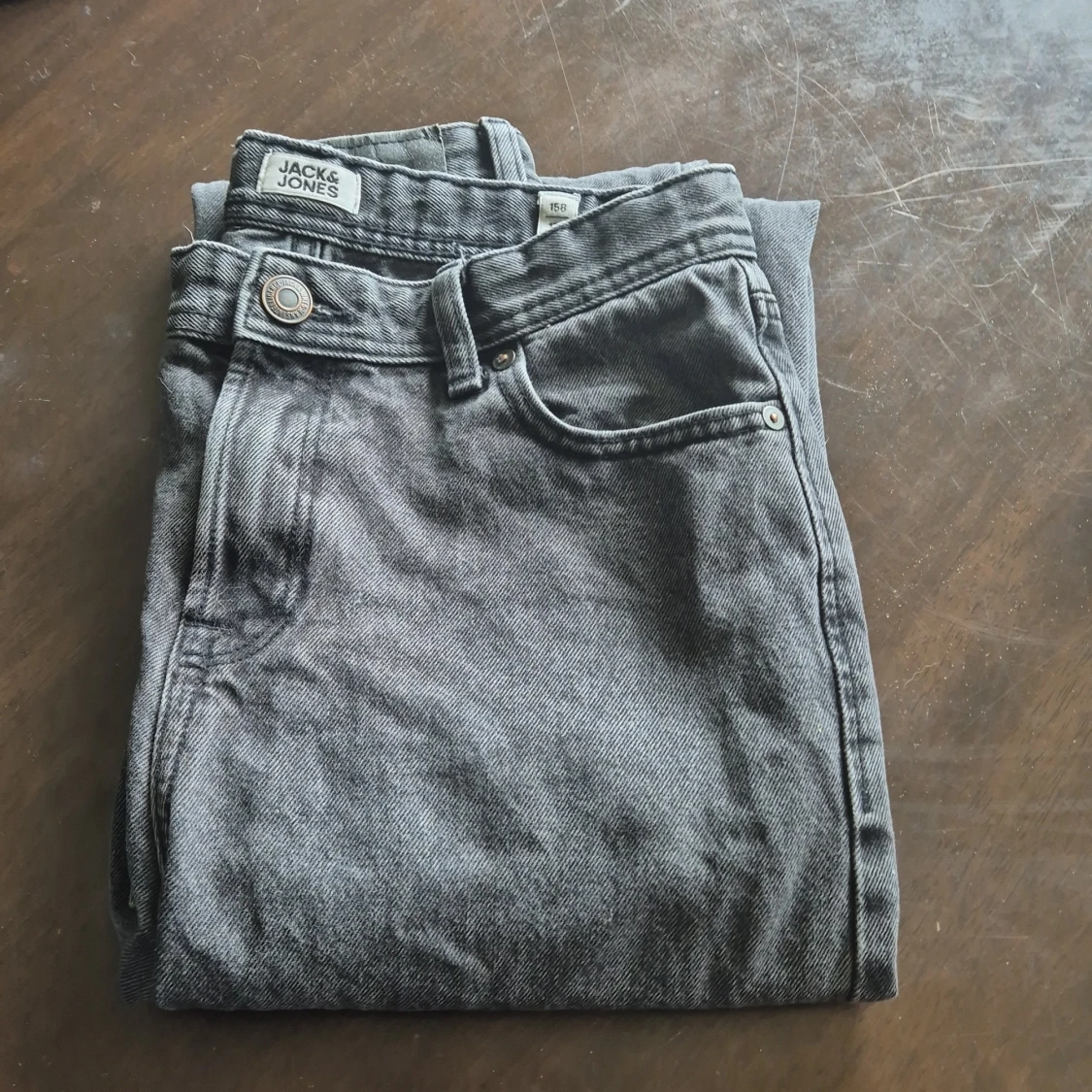 MörkGrå/svart  jeans från Jack & Jones - 2