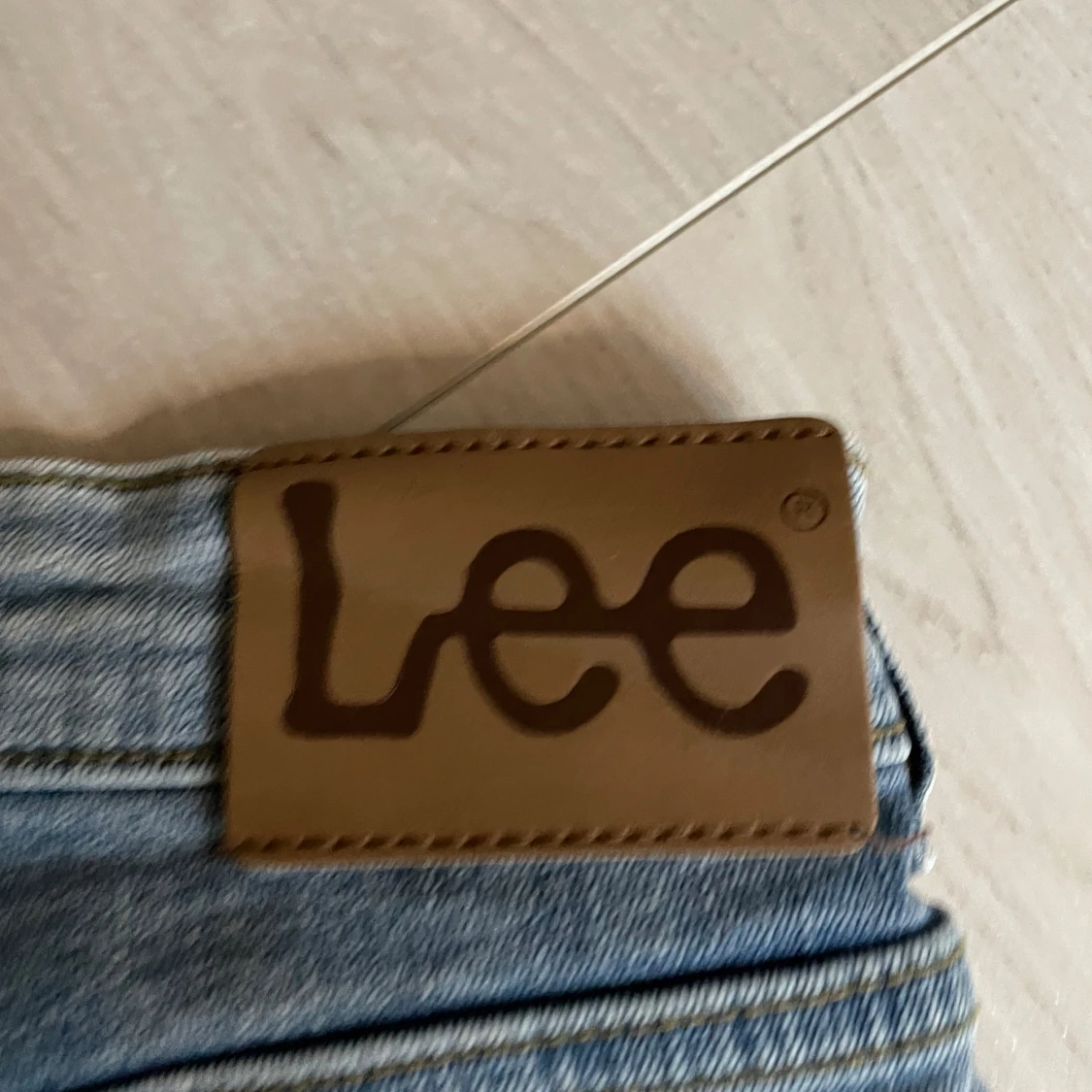 Blå raka jeans från Lee - 2
