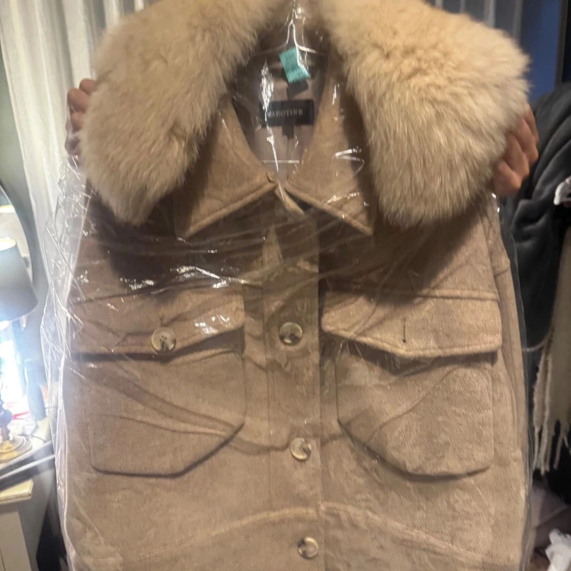 Beige Meotine jacka - 3