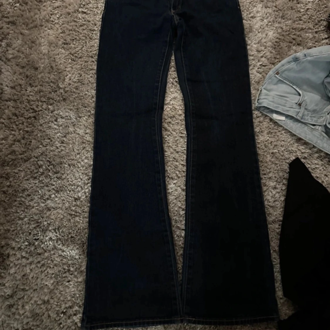 Mörkblå Abrand jeans