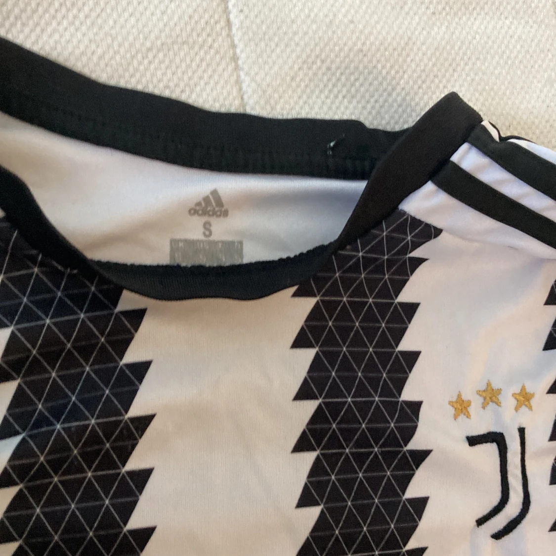 Vit och svart fotbollströja från Adidas/Juventus - 3