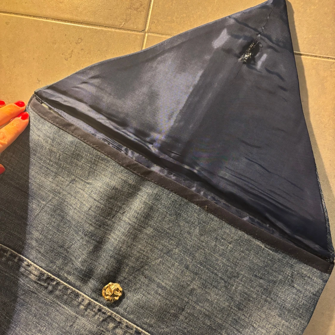 Datafodral i jeans - 2