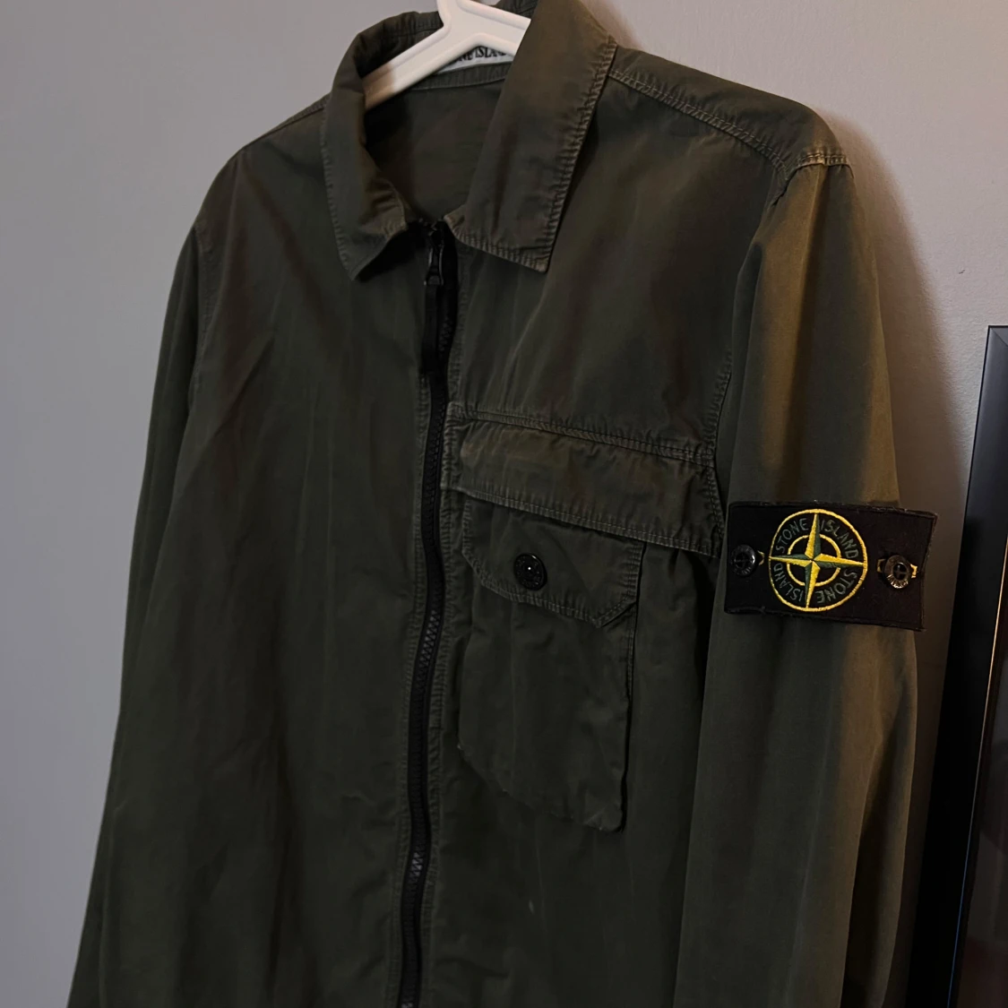Stone Island overshirt - olivgröna  - 1