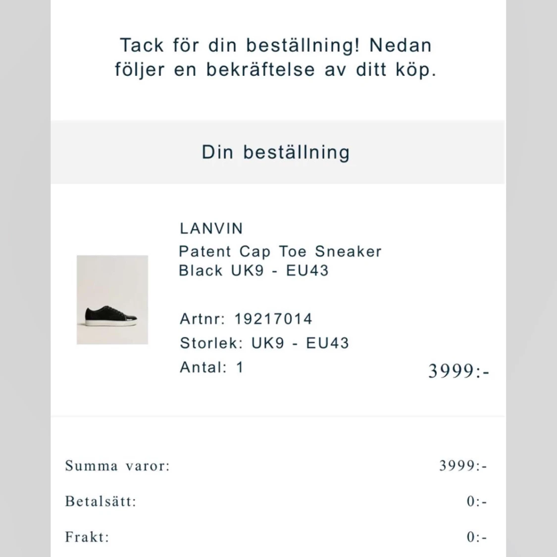 Svarta sneakers från Lanvin - 4