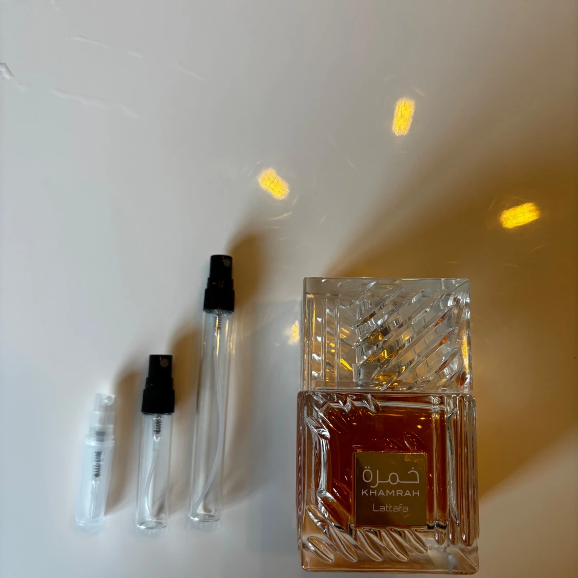 Lattafa khamrah samples 