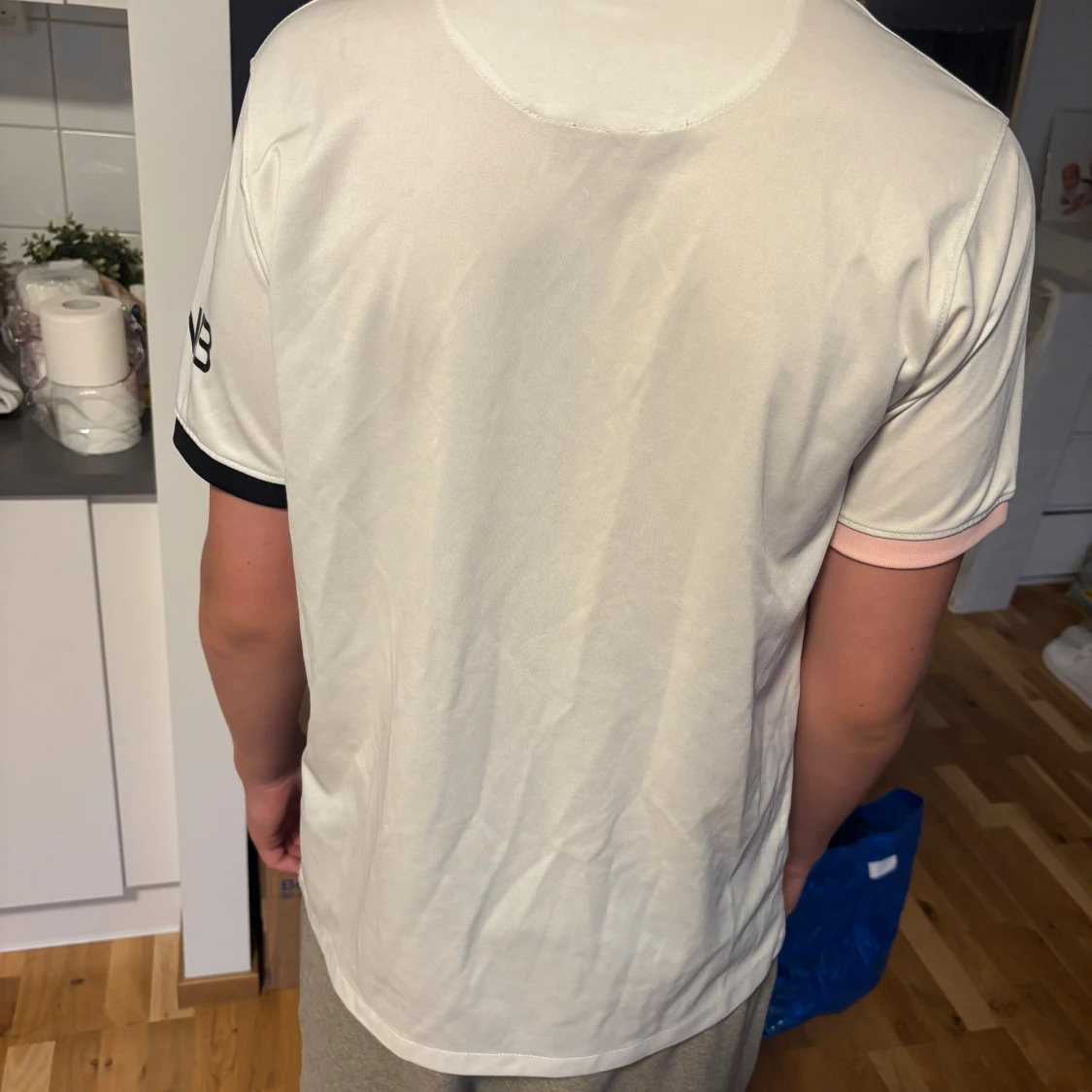 PSG vit och rosa fotbollströja Nike M - 2