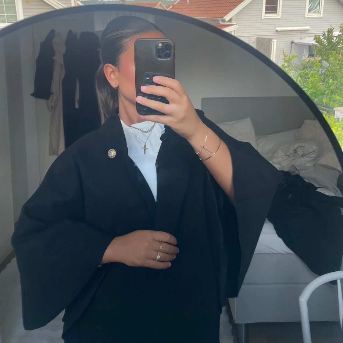 Svart missäy poncho - 1