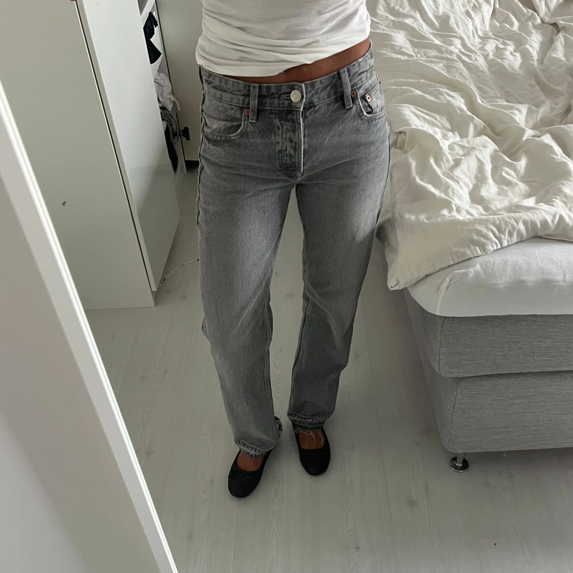Grå jeans  - 2