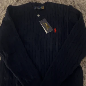 Polo sweatshirt  - Polo sweatshirt i mörkblå 