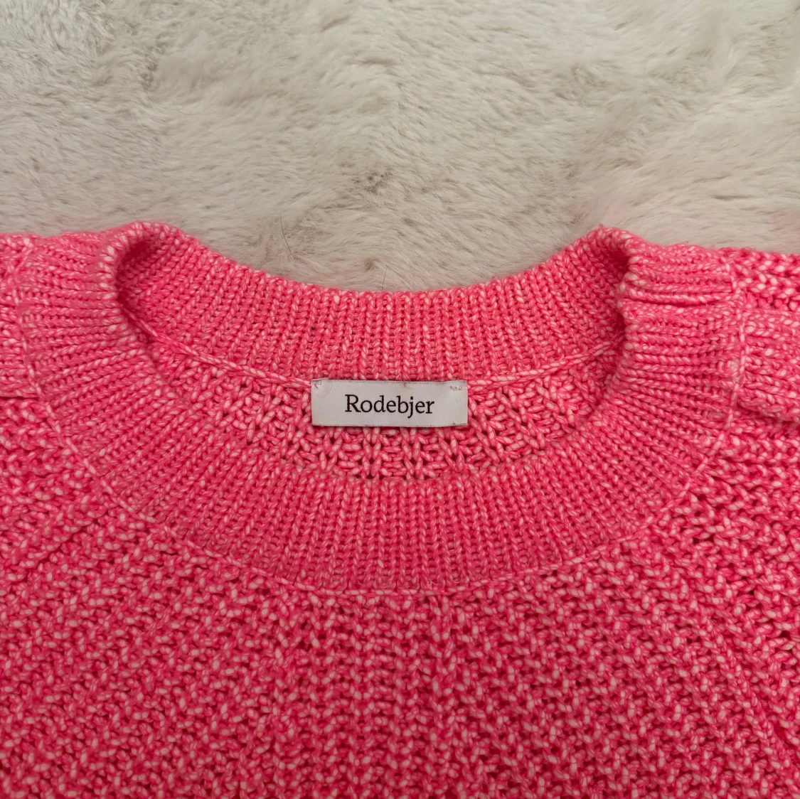 Rodebjer Rosa Finstickad Tröja  - 4