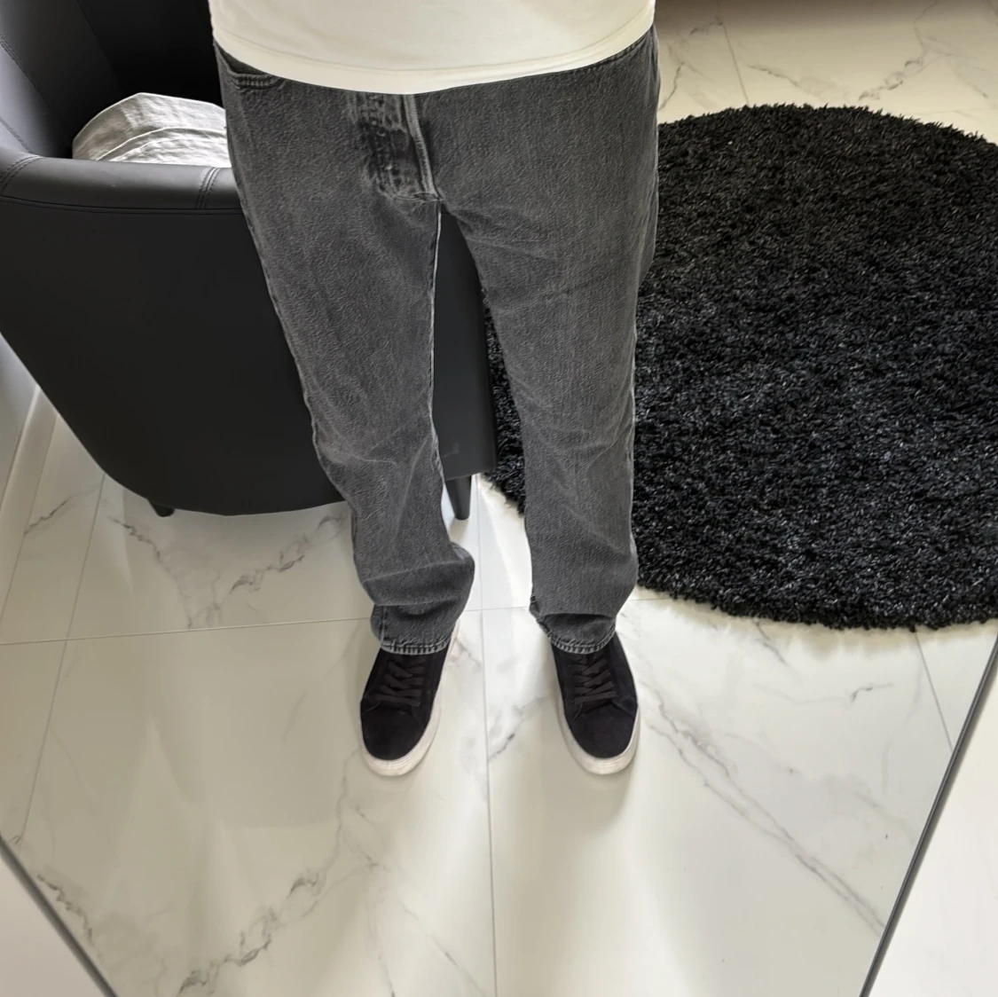 Levi's 501 grå jeans straight fit - 2