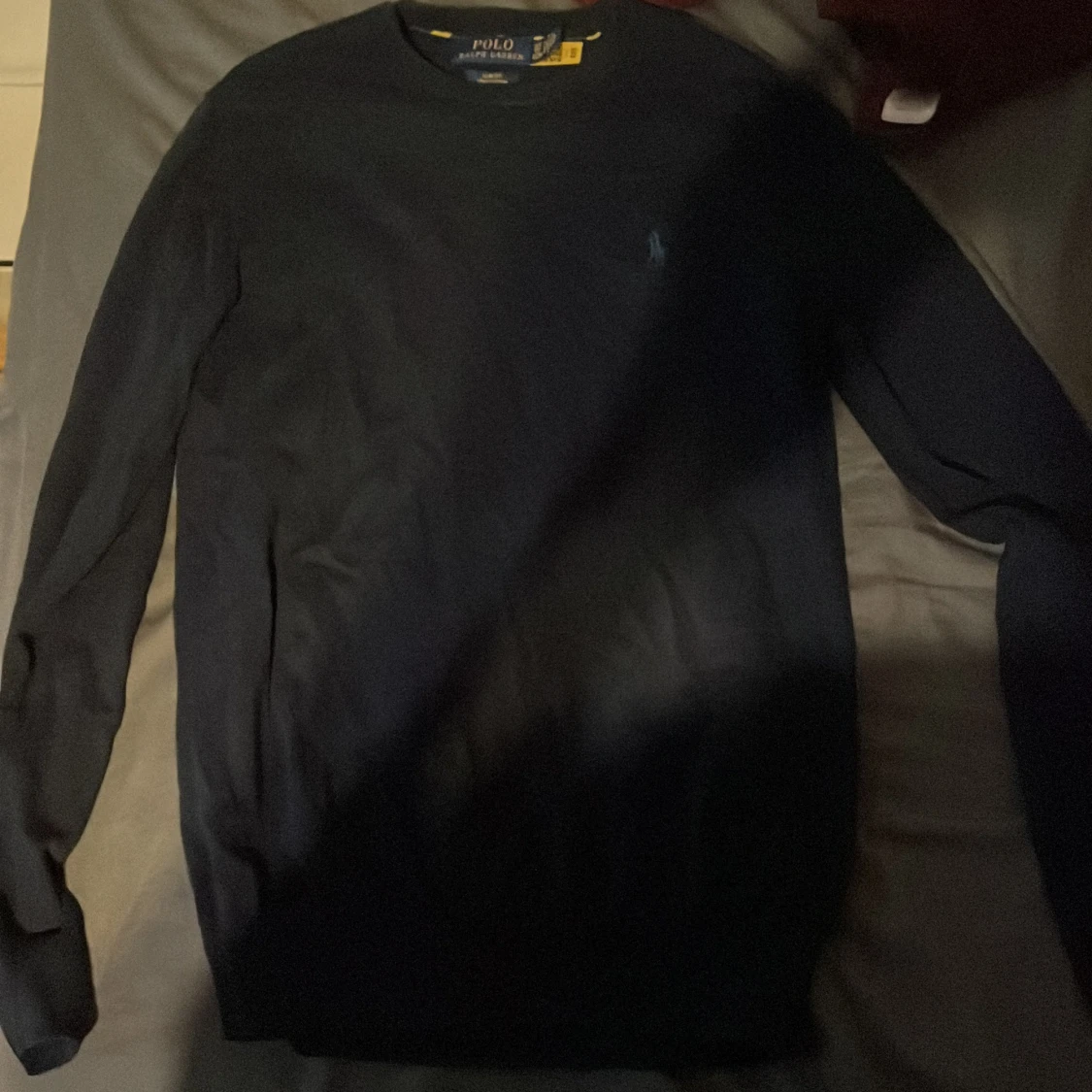 Mörkblå slim fit tröja Polo Ralph Lauren