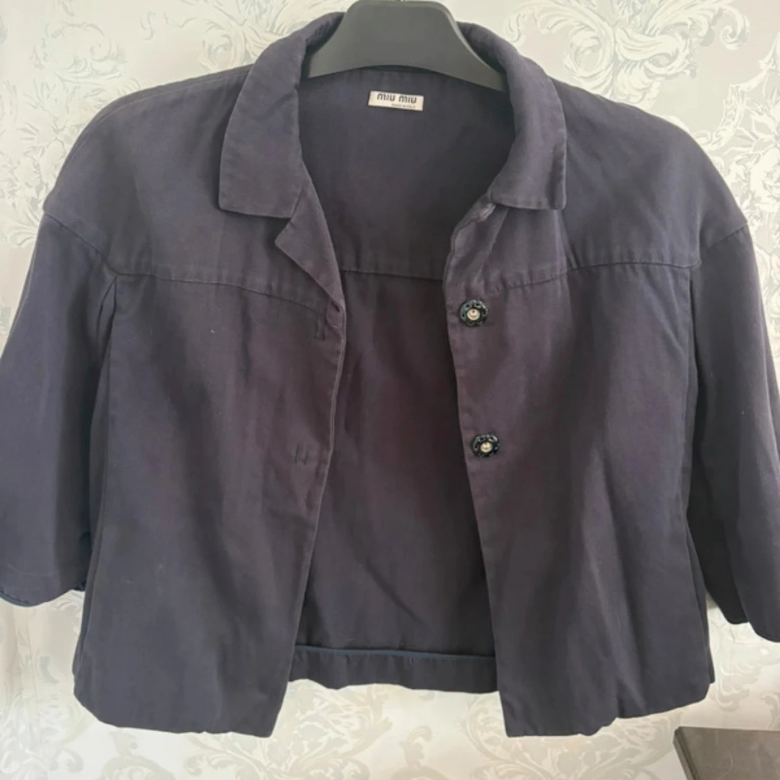 Trekvartsärm jacka från Miu Miu