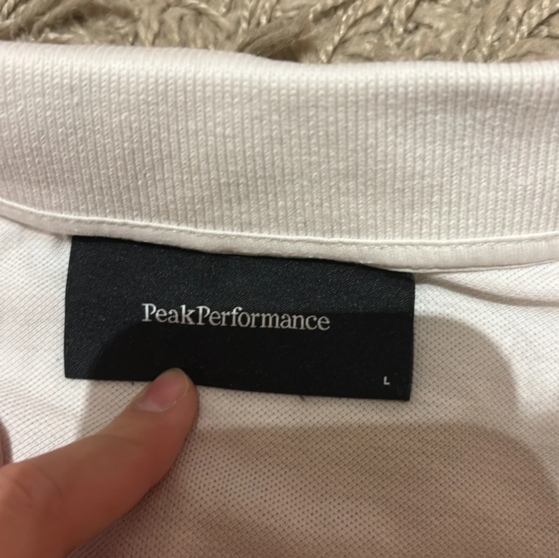 Vit pikétröja Peak Performance L - 2