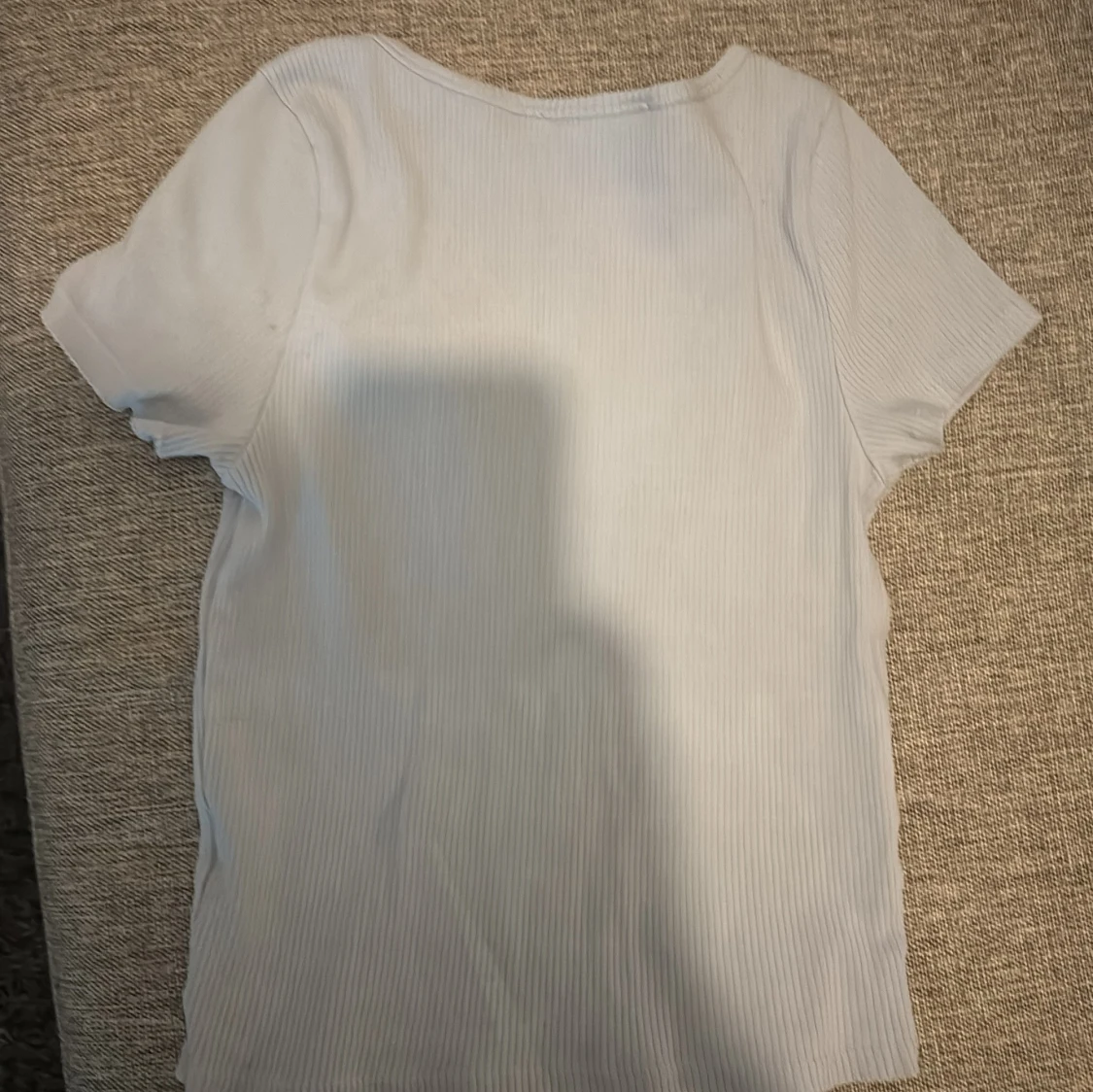 Ljusblå ribbad topp från 157 - 2