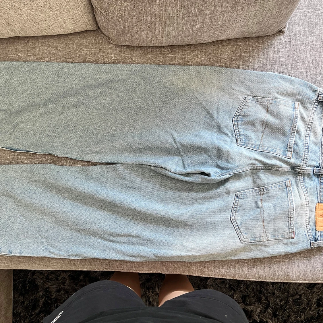 Baggy ljusblå jeans från BDG - 2