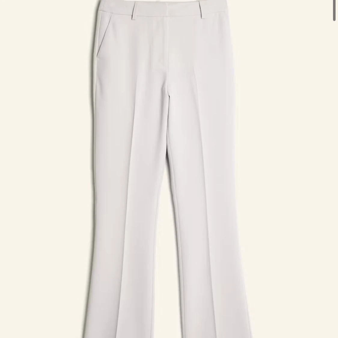 Ljusbeige kostymbyxor - 1