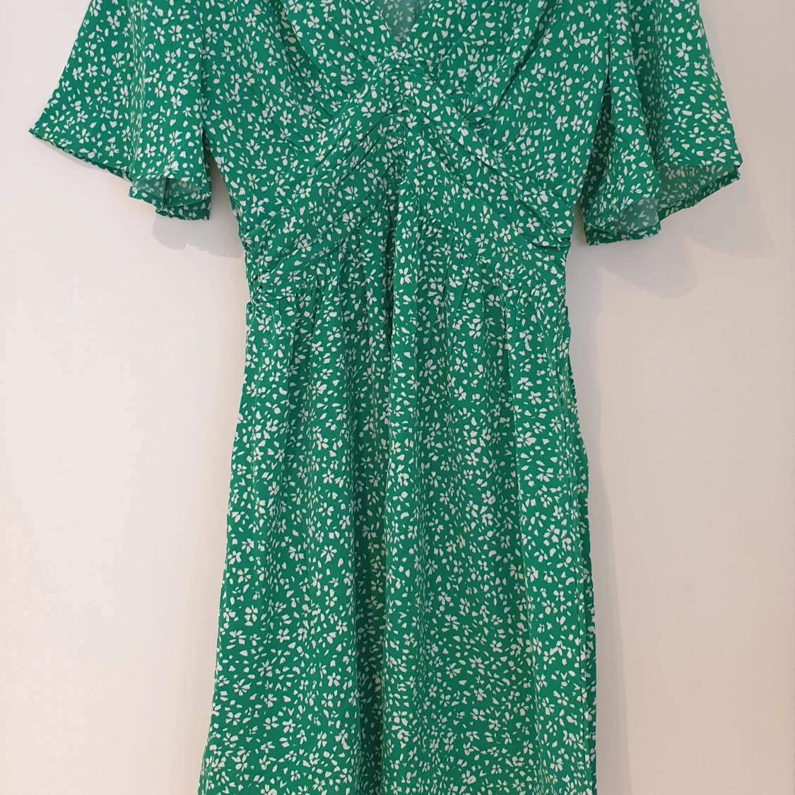 Grön blommig klänning från SHEIN