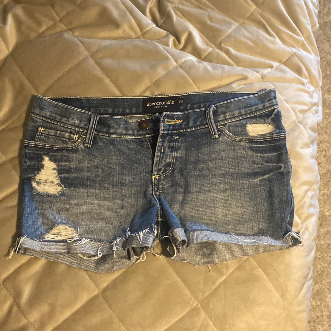 Blå jeansshorts från Abercrombie