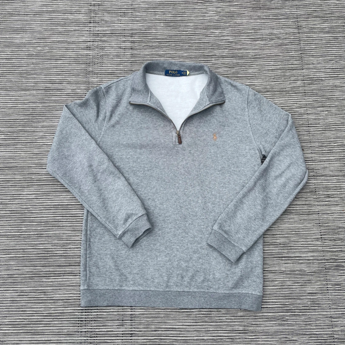 Grå tröja med dragkedja från Polo Ralph Lauren