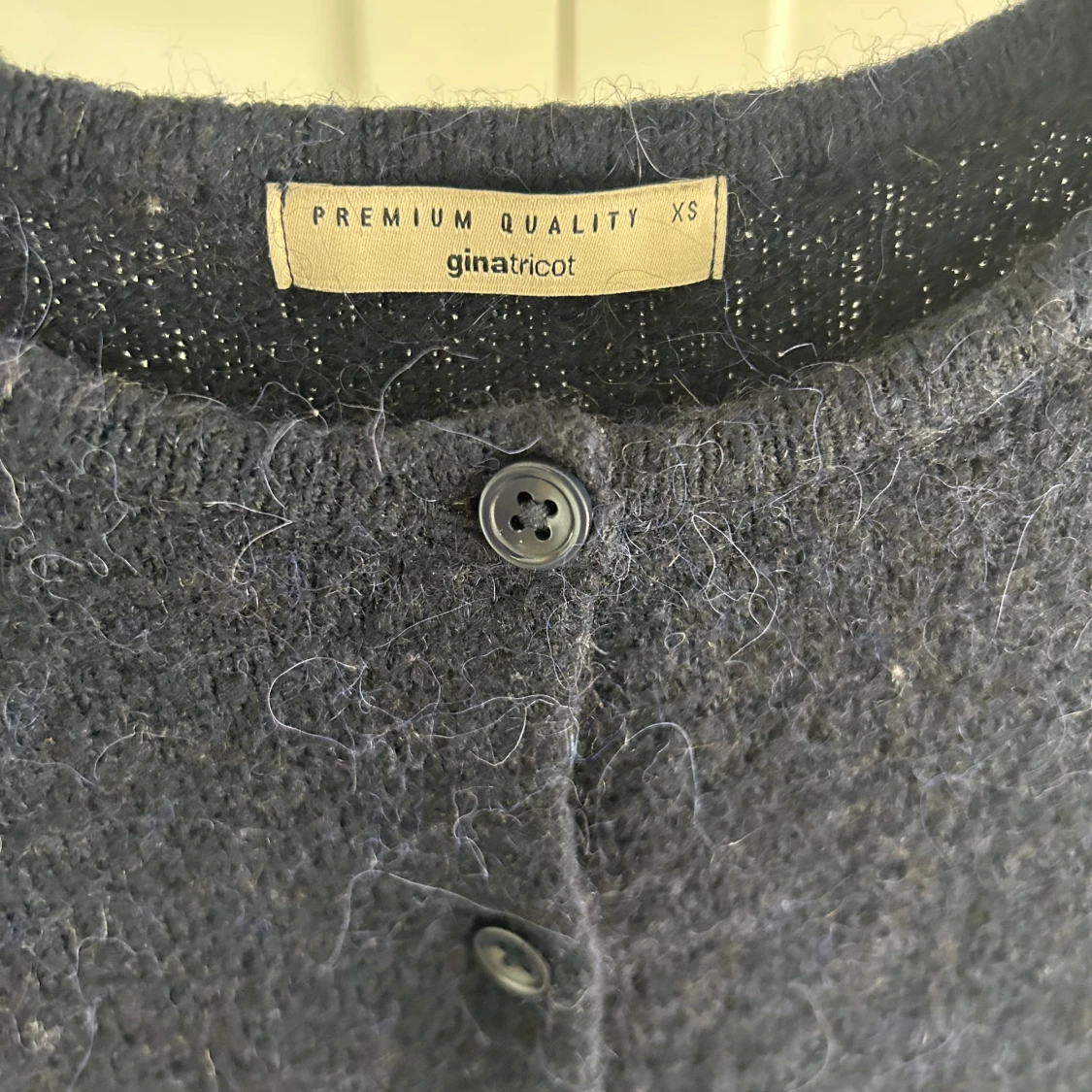 Mörkblå kofta från Gina Tricot - 2