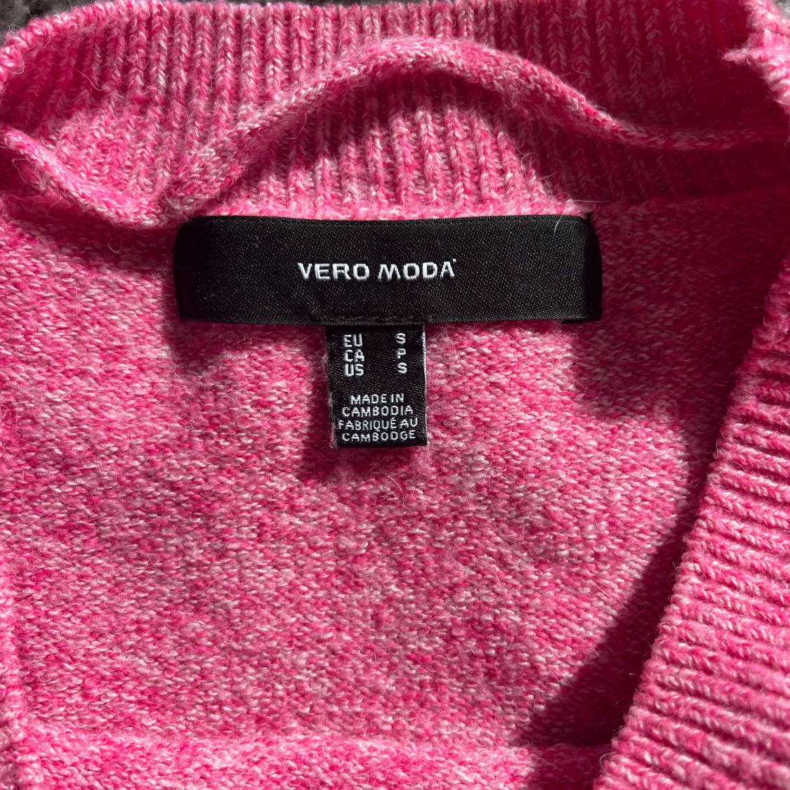 Rosa stickad tröja från Vero Moda - 1