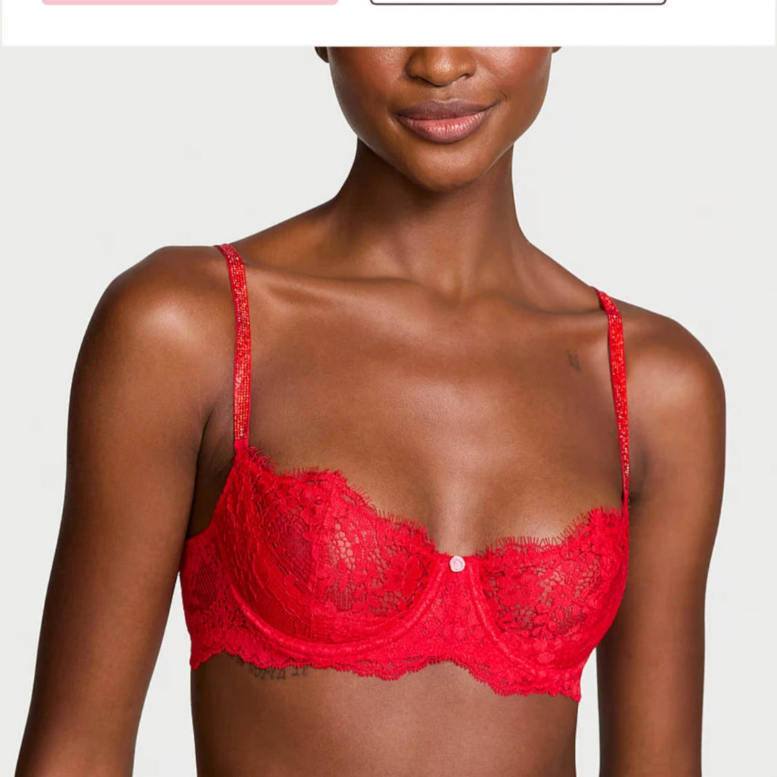 Röd spets-bh från Victoria's Secret - 2