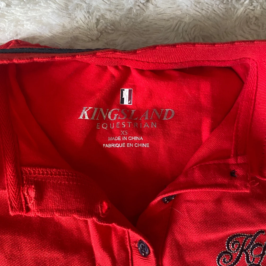 Röd polotopp från Kingsland XS - 1