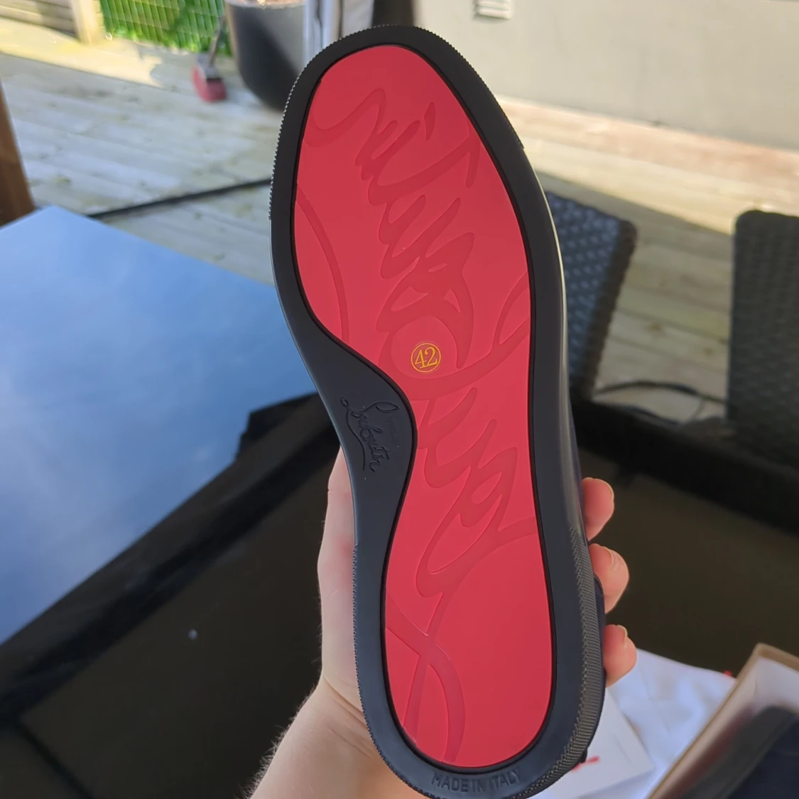 Mörkblå sneakers från Christian Louboutin - 2