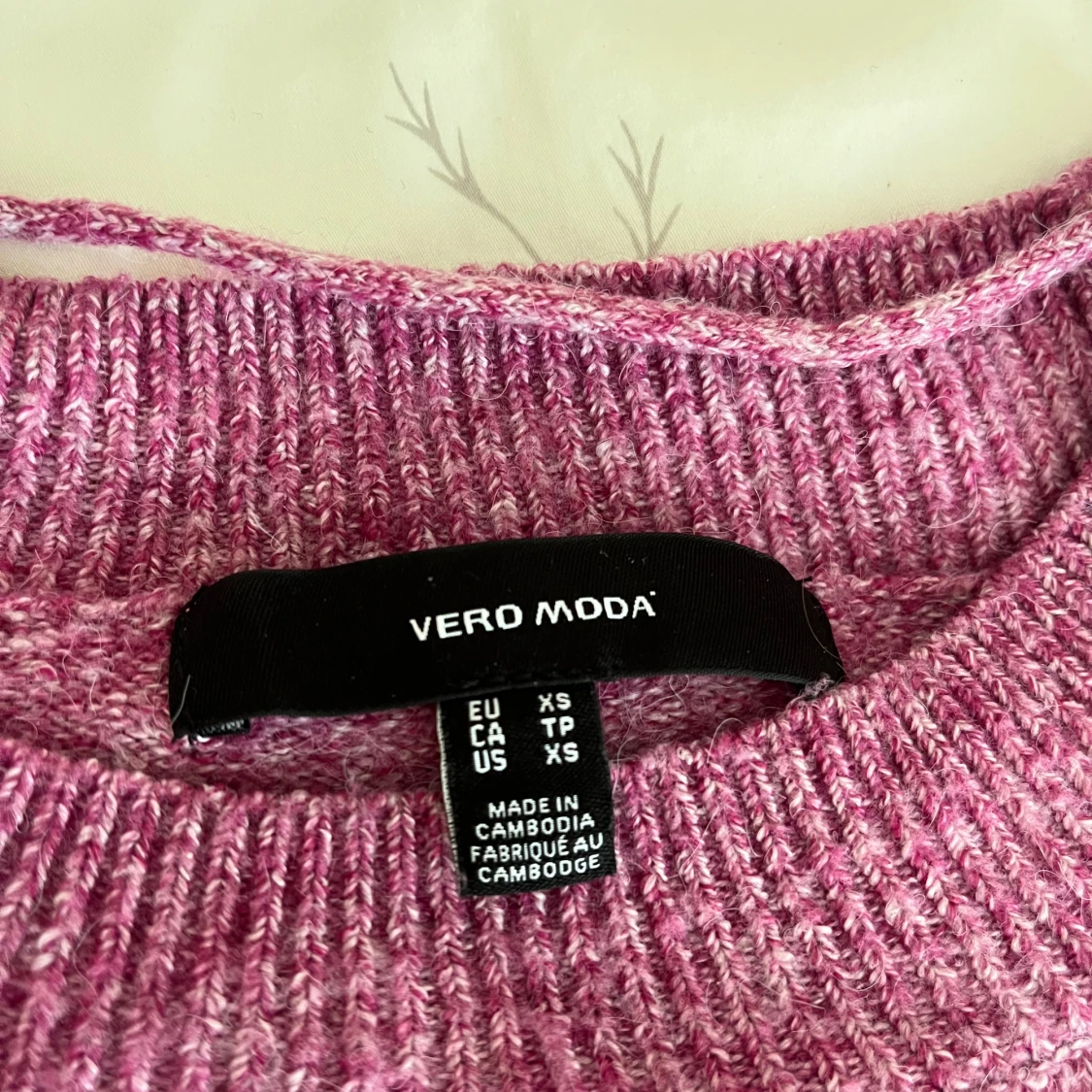 Rosa stickad tröja från Vero Moda - 2