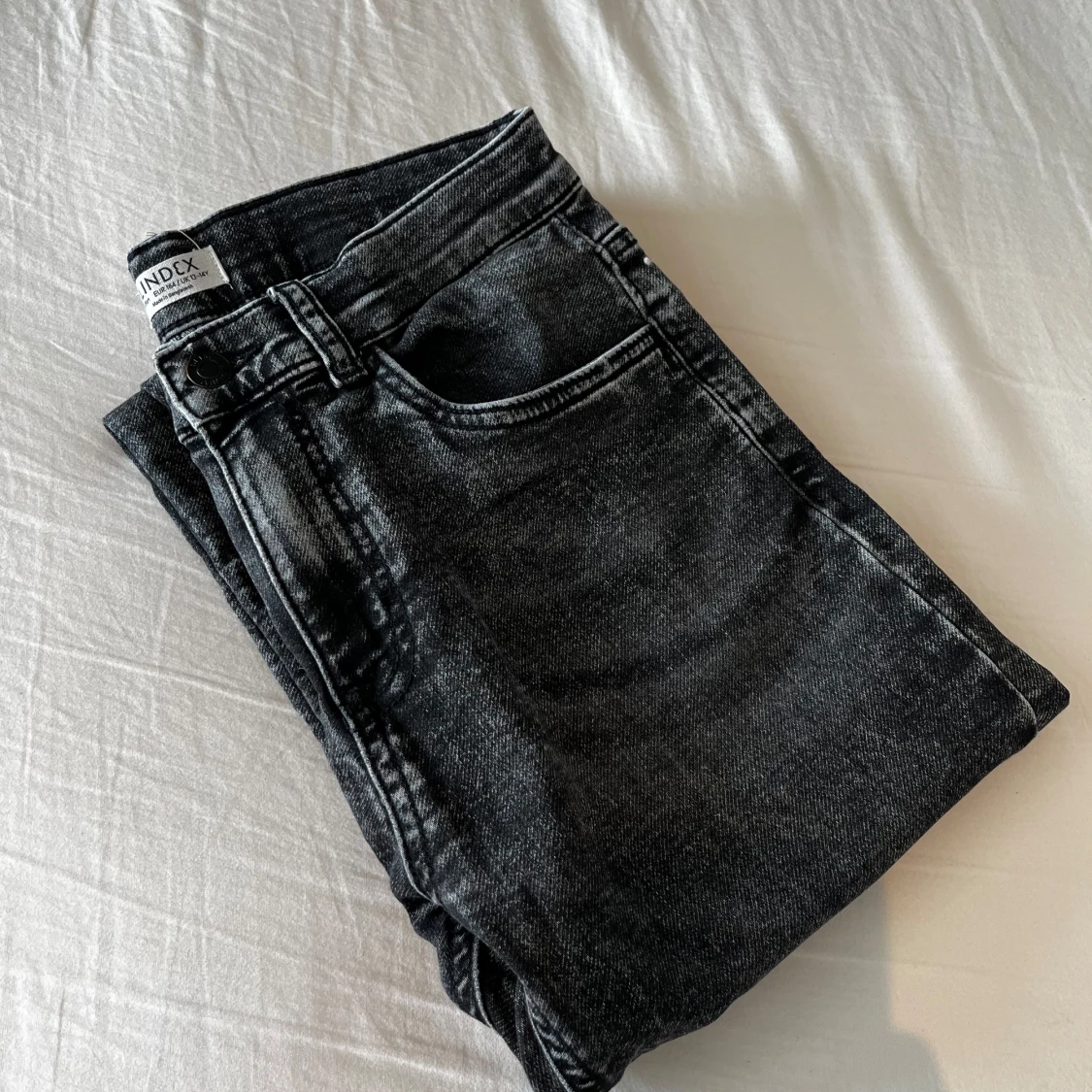 Svarta jeans från Lindex, stl 164 - 3