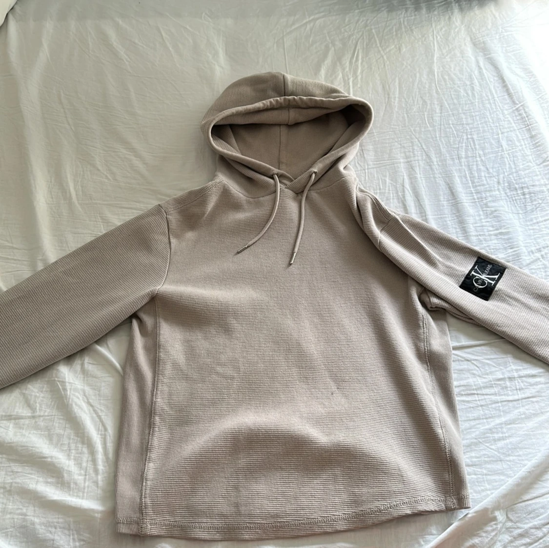 Beige hoodie från Calvin Klein Jeans