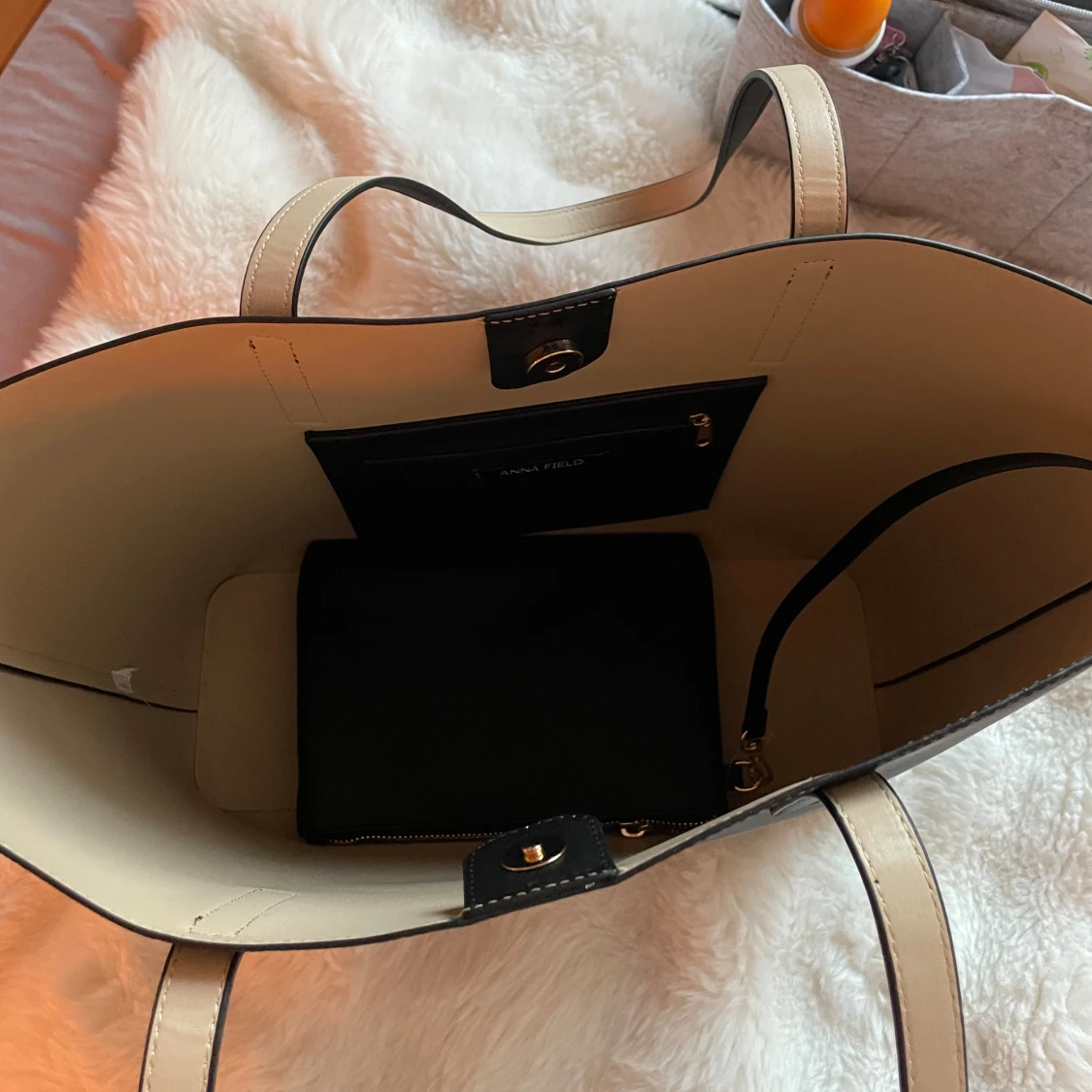 Svart shoppingväska från Anna Field - 3